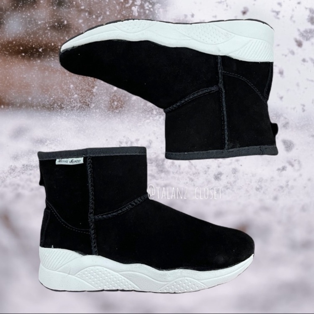 New in Box Aussie Merino Klandra Boots in Black Sz 4